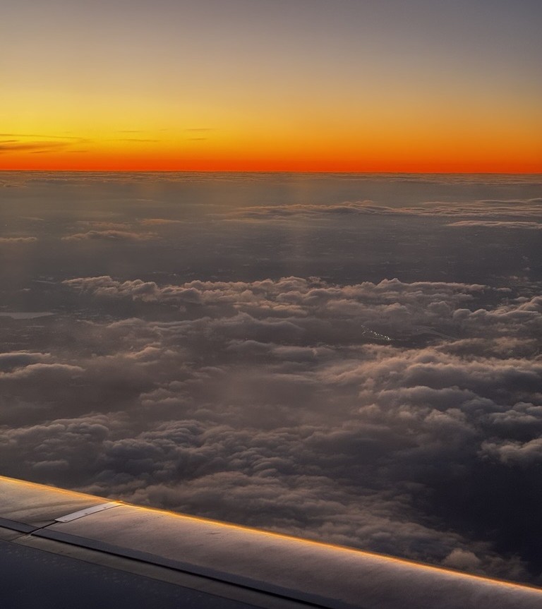 Sky view from the plane