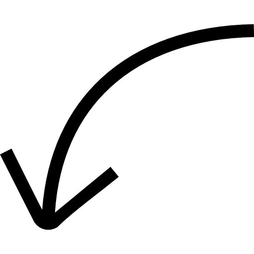 Arrow pointing right to bottom