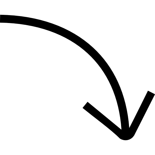 Arrow pointing left to bottom
